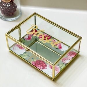 Glass Jewelry Box